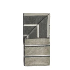 Best Zone Denmark Sauna Badehåndklæde Eucalypt/Olive Green/Soft Grey