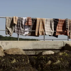 Zone Denmark Sauna Håndklæde Terracotta/Camel/Lupine