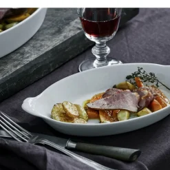 Clearance Pillivuyt Serie Originale Serveringstallerken oval nr. 8 Hvid