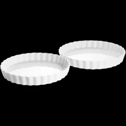 Hot Pillivuyt Serie Originale Tærteform nr. 8 og 9 2 dele Hvid