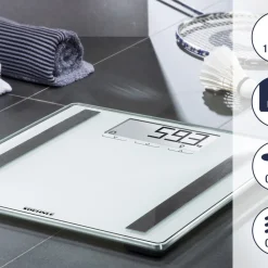 New Soehnle Shape Sense Control 200 Kropsanalysevægt Hvid