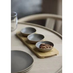 Sale Villa Collection Shoku Bambusbakke med 3 skåle Warm Brown