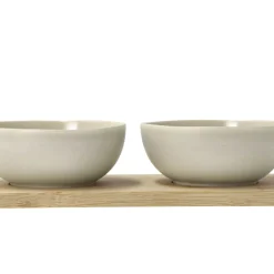 Best Villa Collection Shoku Bambusbakke med 2 skåle Soft Beige