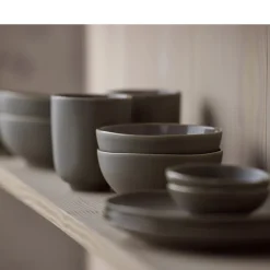 Hot Villa Collection Shoku Frokosttallerken Warm Brown