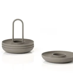 New Zone Denmark Singles Æggebæger 5 dele Taupe