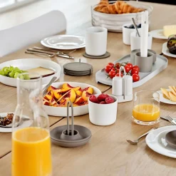 New Zone Denmark Singles Æggebæger 5 dele Taupe