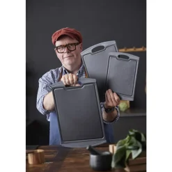 Outlet HOLM Skærebræt M&oslash;rkegrå