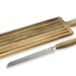 New HOLM Skærebræt med brødkniv Natur
