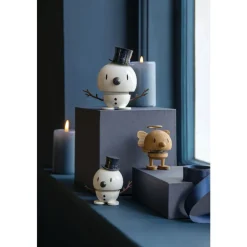 Hot Hoptimist Snowman White/Blue