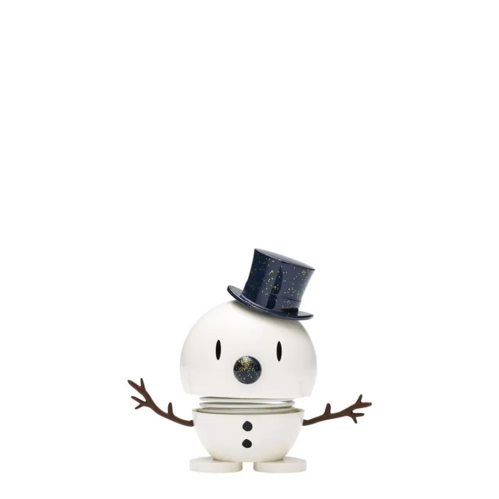 Hot Hoptimist Snowman White/Blue