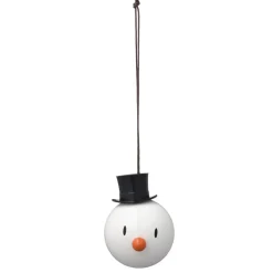 Discount Hoptimist Snowman Juleophæng 2 stk. White