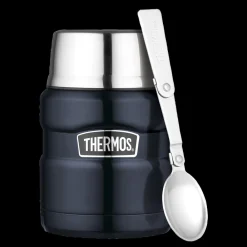 Clearance Thermos Stainless King Madtermoflaske M&oslash;rkeblå