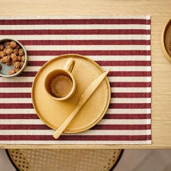 Sale Södahl Statement Stripe Dækkeserviet 2 stk. Red