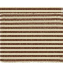 Online Södahl Statement Stripe Dækkeserviet 2 stk. Coffee brown
