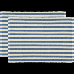 New Södahl Statement Stripe Dækkeserviet 2 stk. Blue