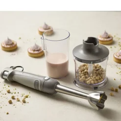 New Blomsterbergs Stavblendersæt 1000 watt Latte