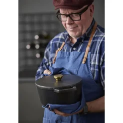 Online HOLM Støbejernsgryde Sort