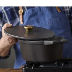 Online HOLM Støbejernsgryde Sort