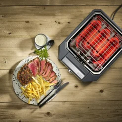 New Severin Steakgrill 2300 watt Sort/S&oslash;lv