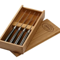 Outlet Rösle Steakkniv 4 stk. Stål/Sort