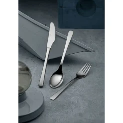 Online Gense Steel Line Spiseske Blankt stål