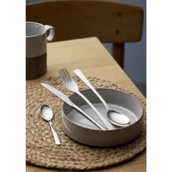 Online Gense Steel Line Spiseske Blankt stål