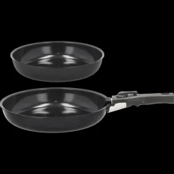 HOLM Stegepandesæt aftagel. håndtag Sort