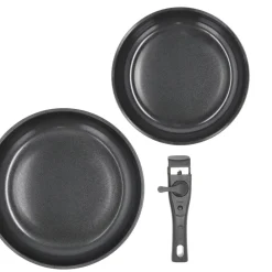 HOLM Stegepandesæt aftagel. håndtag Sort