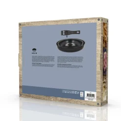 HOLM Stegepandesæt aftagel. håndtag Sort