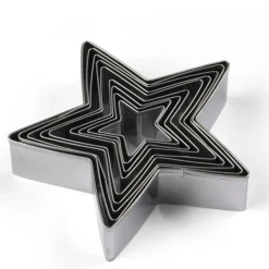 Outlet Blomsterbergs Stjerne Udstikkersæt 9 stk. Metal