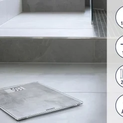 Clearance Soehnle Style Sense Compact 300 Personvægt Betongrå