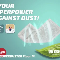 New Leifheit Superduster Moppeklud Hvid