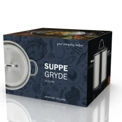 Hot Funktion Suppegryde Blankt stål