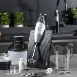 Outlet Bamix Swissline Superbox Stavblender 200 watt S&oslash;lvgrå