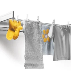 Hot Leifheit Telegant 36 Protect Plus Vægmonteret tørrestativ Hvid