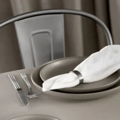 Outlet Gense Thebe Edition 2024 Servietring 4 stk. Mat stål