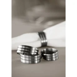 Outlet Gense Thebe Edition 2024 Servietring 4 stk. Mat stål