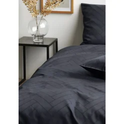 New Södahl organic Tiles Sengetøj Ink blue