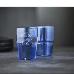 Outlet Lyngby Glas Torino Drikkeglas 2 stk. Blå
