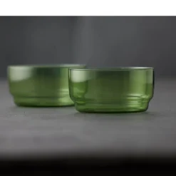 Discount Lyngby Glas Torino Skål 2 stk. Gr&oslash;n