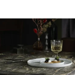 New Pillivuyt Toulouse Tallerken flad lige kant Hvid