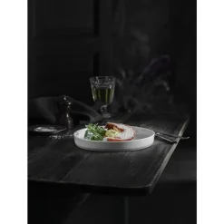 Clearance Pillivuyt Toulouse Tallerken lige kant Hvid