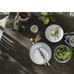 Clearance Pillivuyt Toulouse Tallerken lige kant Hvid