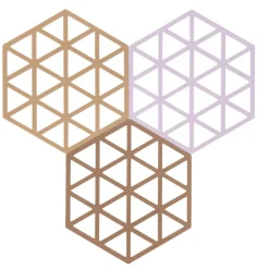 Best Zone Denmark Triangles Bordskåner 3 stk. Light Terracotta/Lupine/Almond