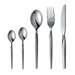Clearance Gense Twist Bestiksæt 60 dele Blankt stål