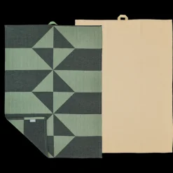 Outlet Södahl Twist Viskestykke 2 stk. Hedge Green