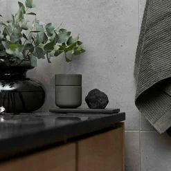 Discount Zone Denmark Ume Krukke med låg Olive green