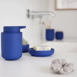 Hot Zone Denmark Ume Krukke med låg Indigo Blue