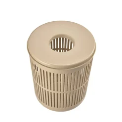 Hot Zone Denmark Ume Vasketøjskurv med låg Camel