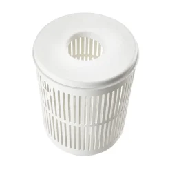 New Zone Denmark Ume Vasketøjskurv med låg White